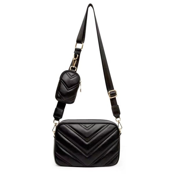 Elsie Quilted Crossbody Plus Mini Purse