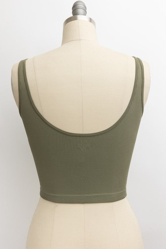 Ribbed Underline Brami Top
