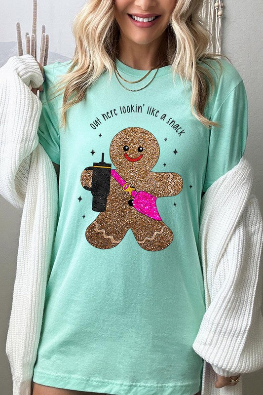 Gingerbread Graphic Tee (Assorted Colors)