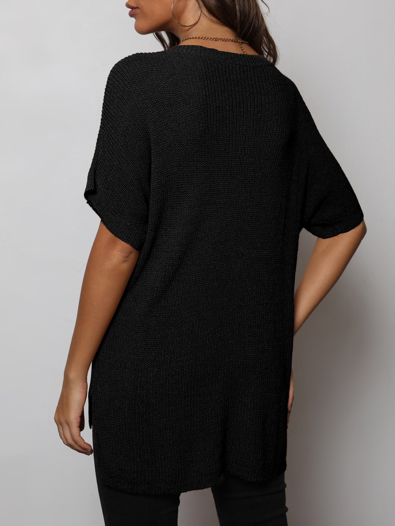 Jamie High-Low Knit Top