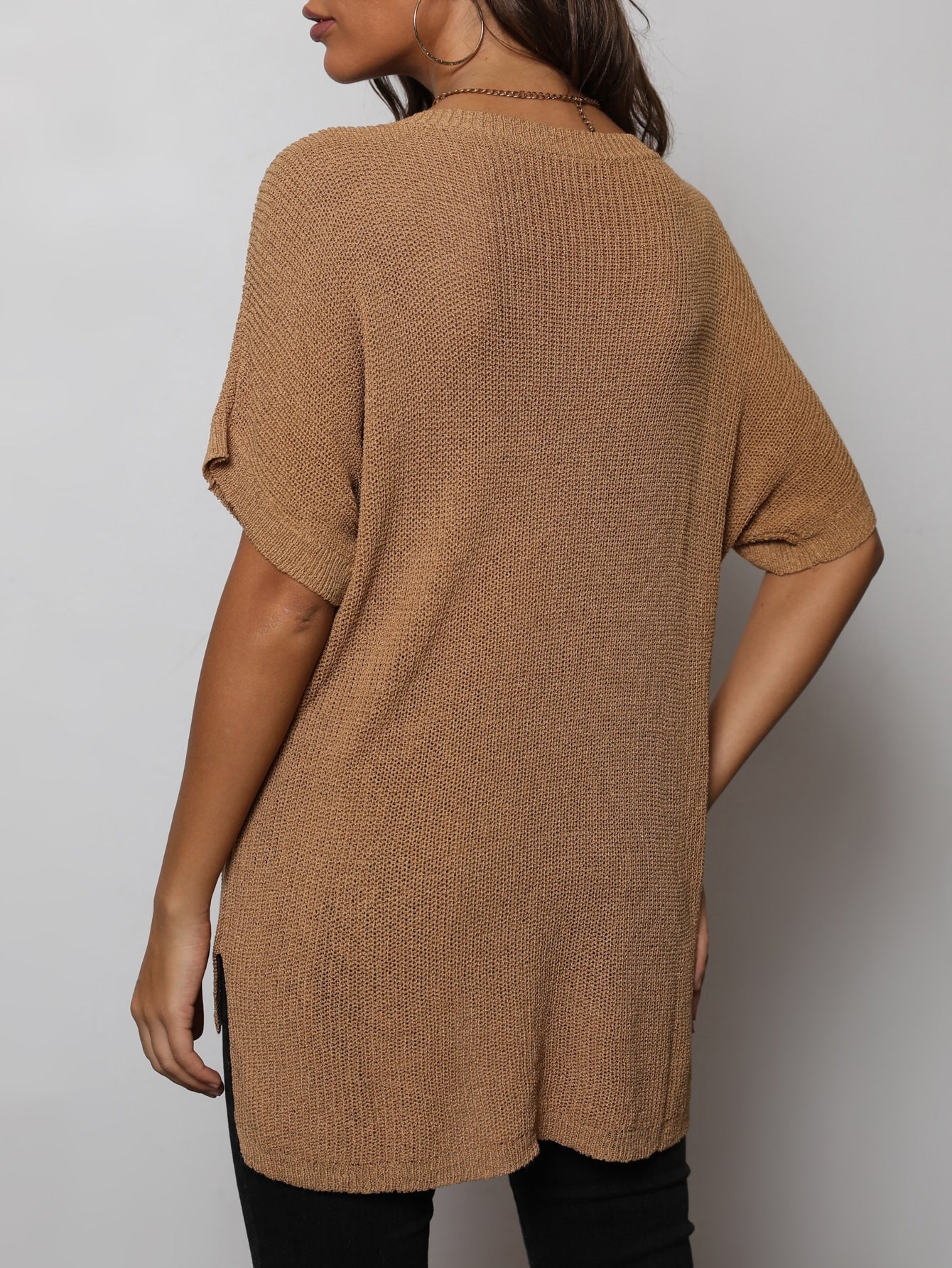 Jamie High-Low Knit Top