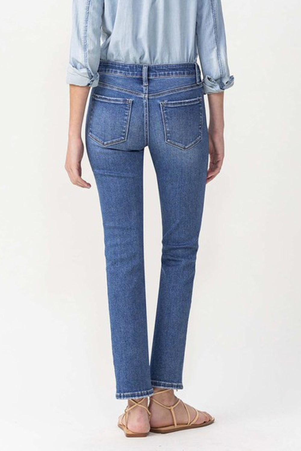 Maggie Midrise Slim Ankle Straight Jeans