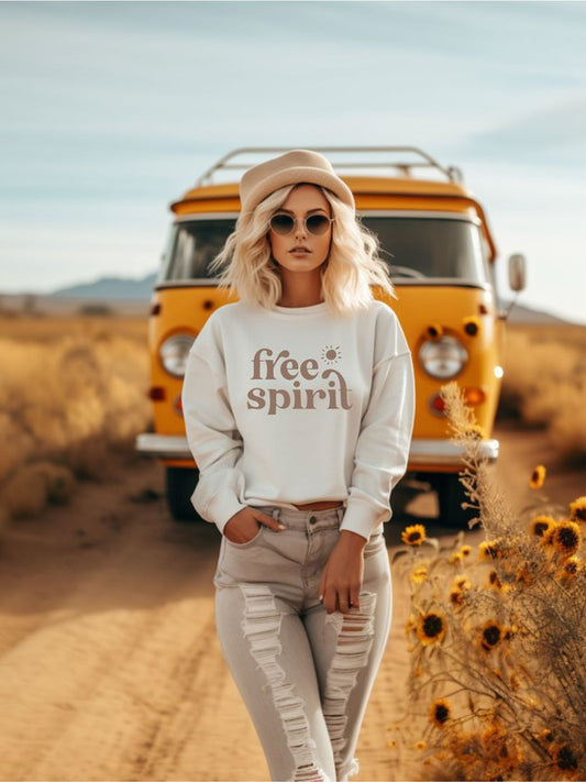 Free Spirit Crewneck Sweatshirt (Plus)