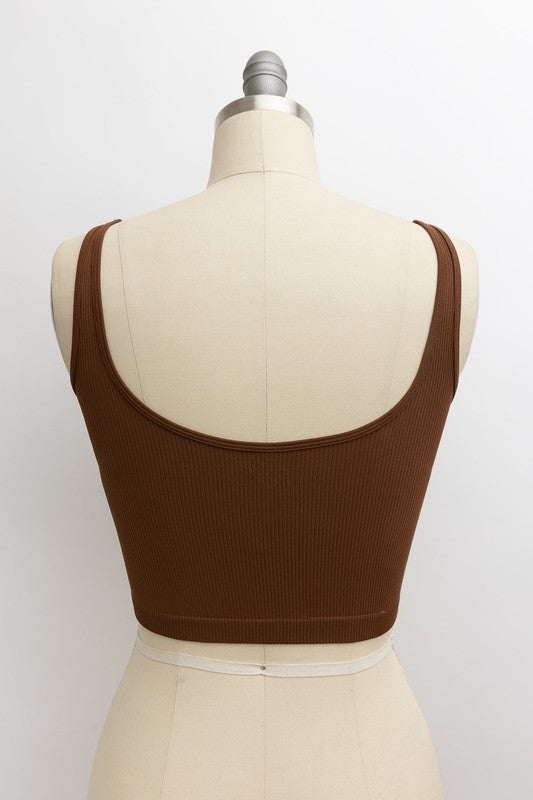 Ribbed Underline Brami Top