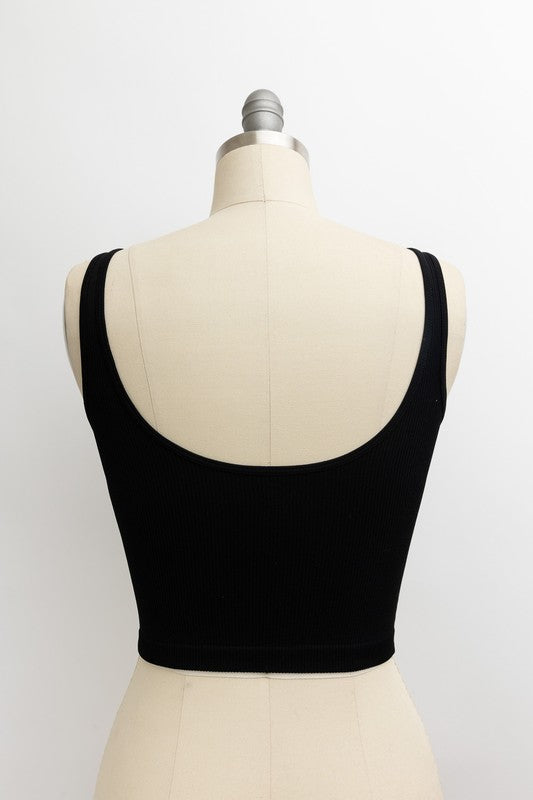 Ribbed Underline Brami Top