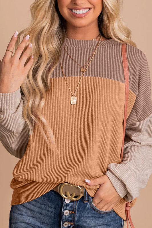 Ribbed Tunic Top