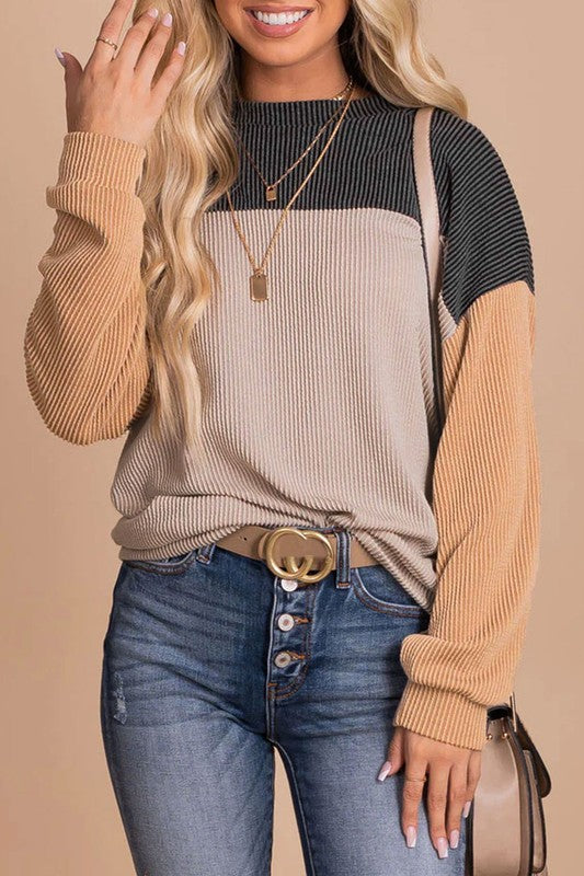 Ribbed Tunic Top