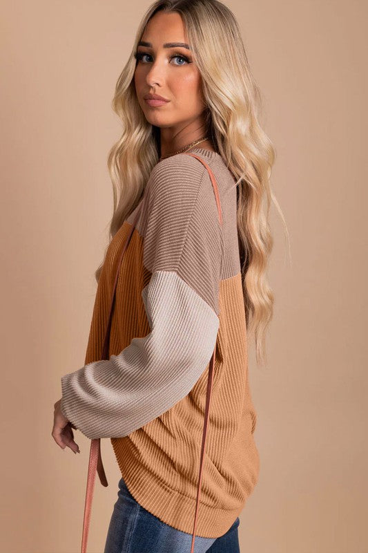 Ribbed Tunic Top