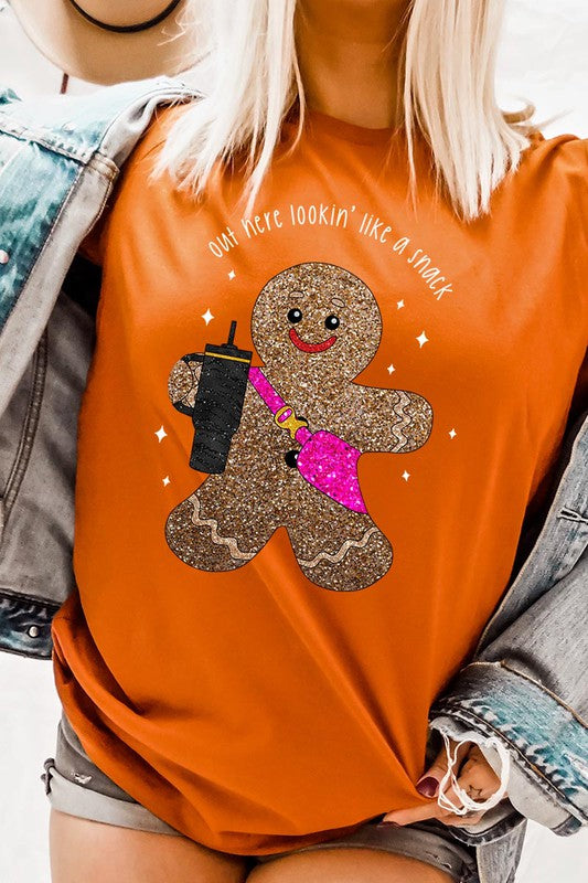 Gingerbread Graphic Tee (Assorted Colors)
