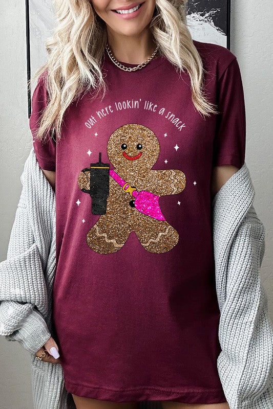 Gingerbread Graphic Tee (Assorted Colors)