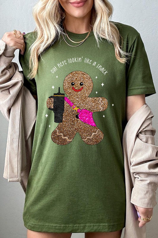 Gingerbread Graphic Tee (Assorted Colors)