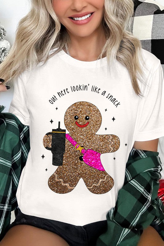 Gingerbread Graphic Tee (Assorted Colors)