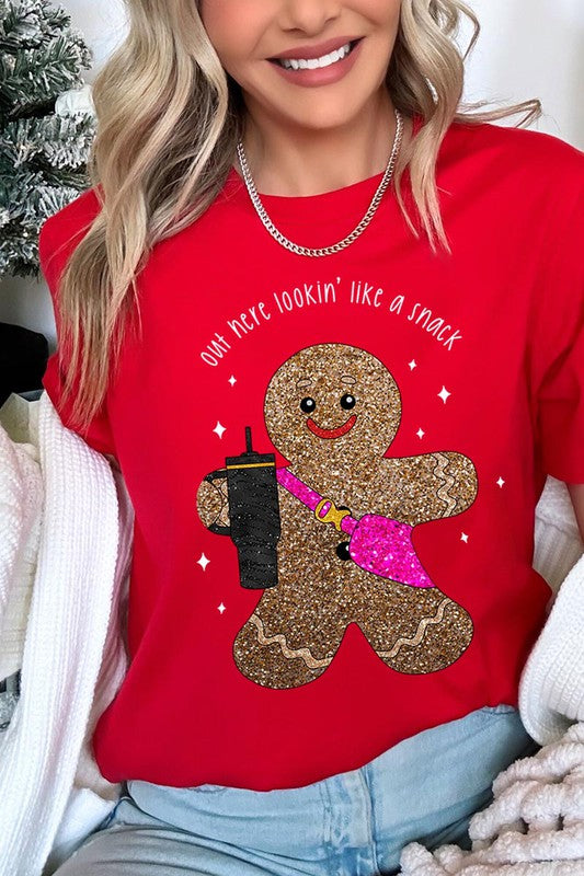 Gingerbread Graphic Tee (Assorted Colors)