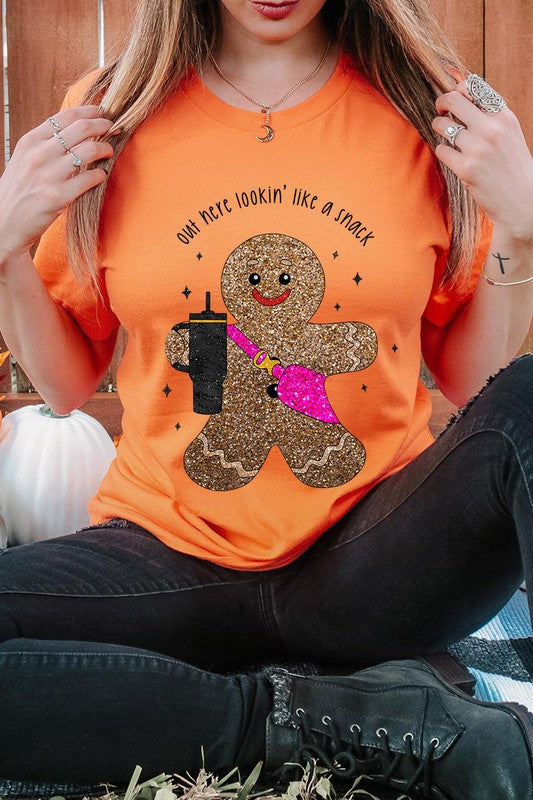 Gingerbread Graphic Tee (Assorted Colors)