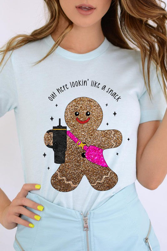 Gingerbread Graphic Tee (Assorted Colors)