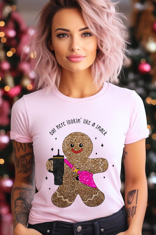 Gingerbread Graphic Tee (Assorted Colors)