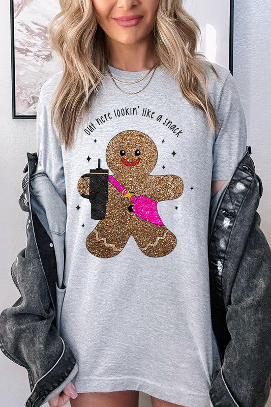 Gingerbread Graphic Tee (Assorted Colors)