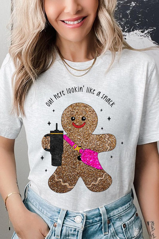 Gingerbread Graphic Tee (Assorted Colors)