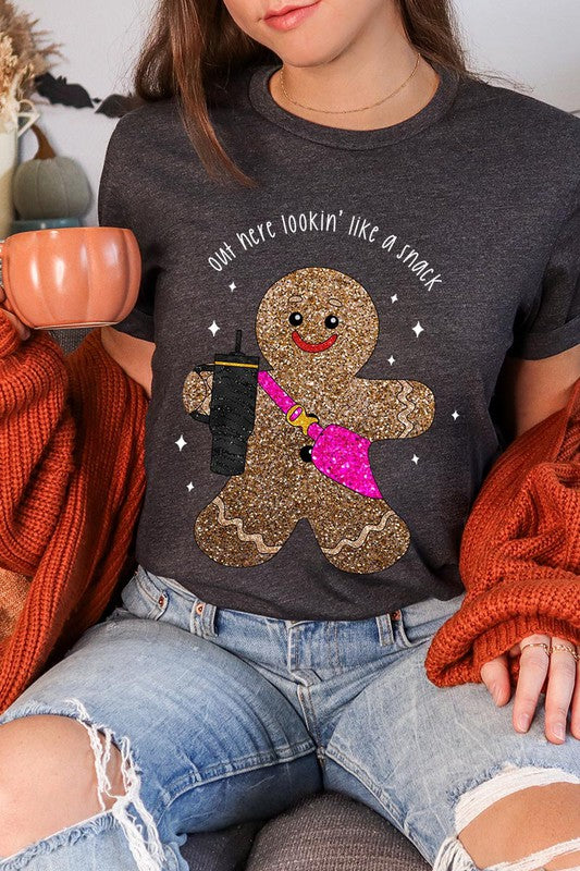 Gingerbread Graphic Tee (Assorted Colors)