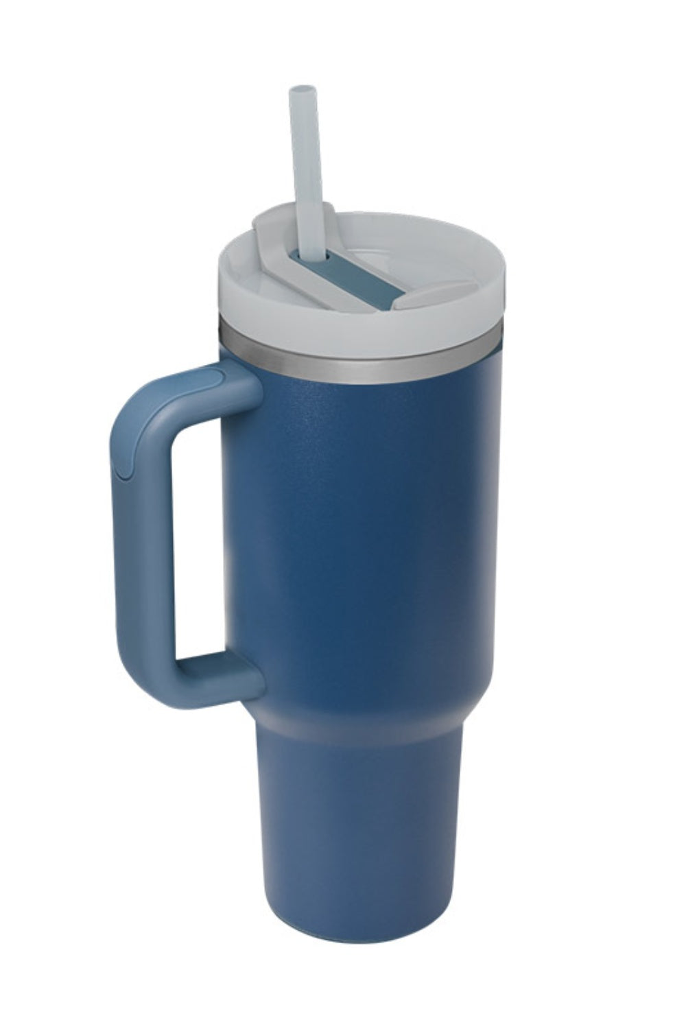 Stainless Steel Tumbler with Handle and Straw (Assorted Colors)