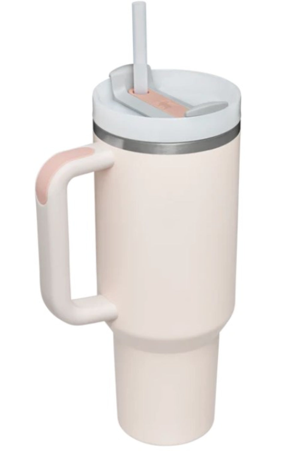 Stainless Steel Tumbler with Handle and Straw (Assorted Colors)