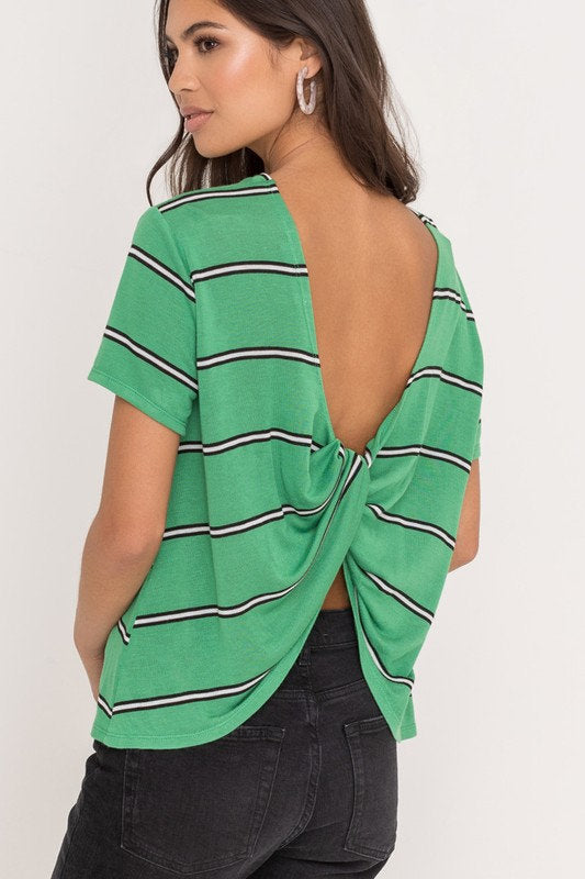 Twisted Back Tee