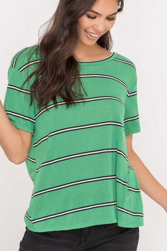 Twisted Back Tee