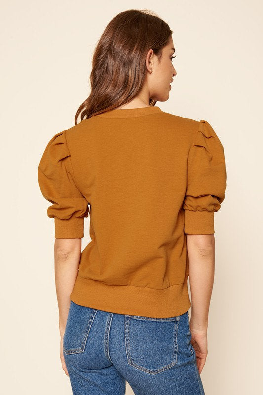 Ollie French Terry Sweatshirt Camel