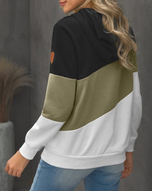 Colorblock Pullover Hoodie