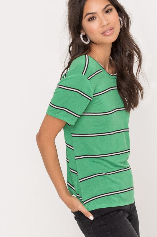 Twisted Back Tee