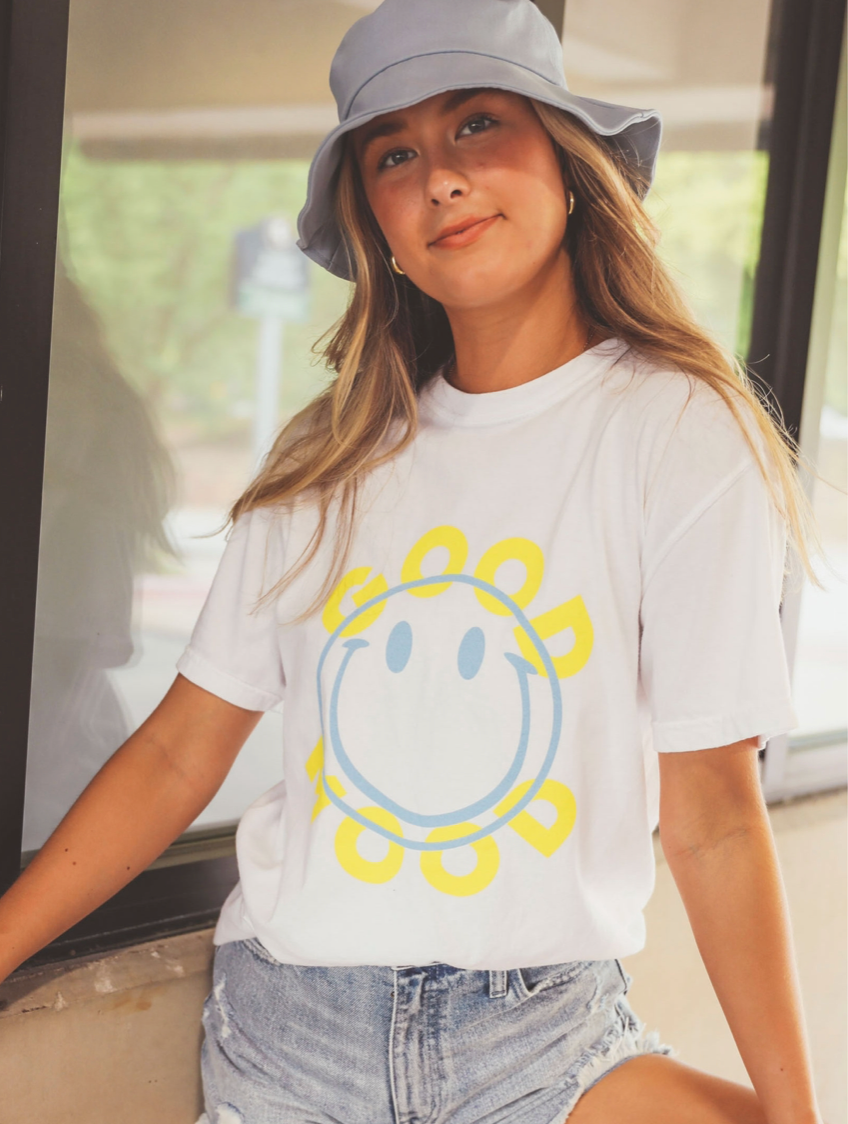 Good Mood Smiley Tee
