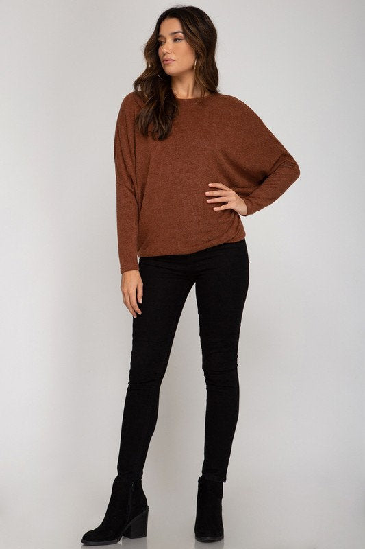 Emily Chestnut Long Sleeve