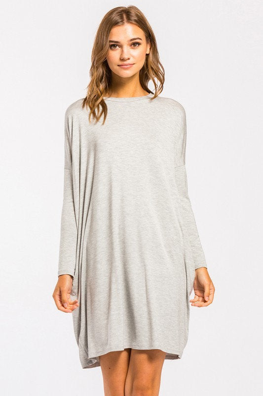 Cameron Jersey Dress Gray