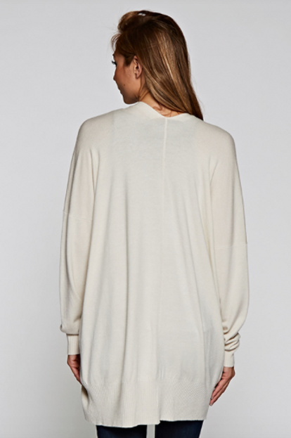 Love Stitch Open Cardigan Vanilla