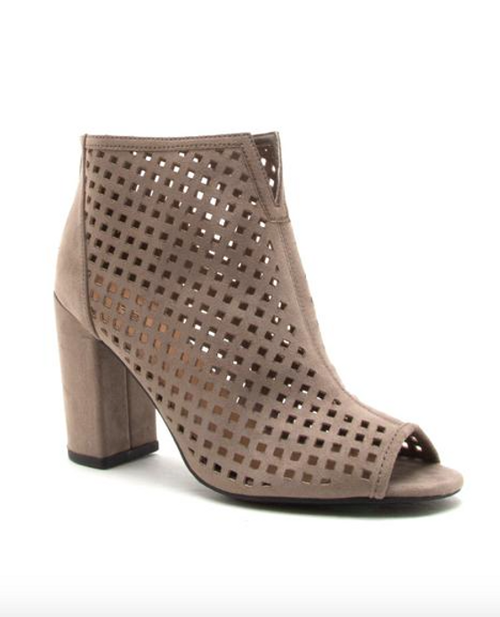 Chester Open Toe Bootie