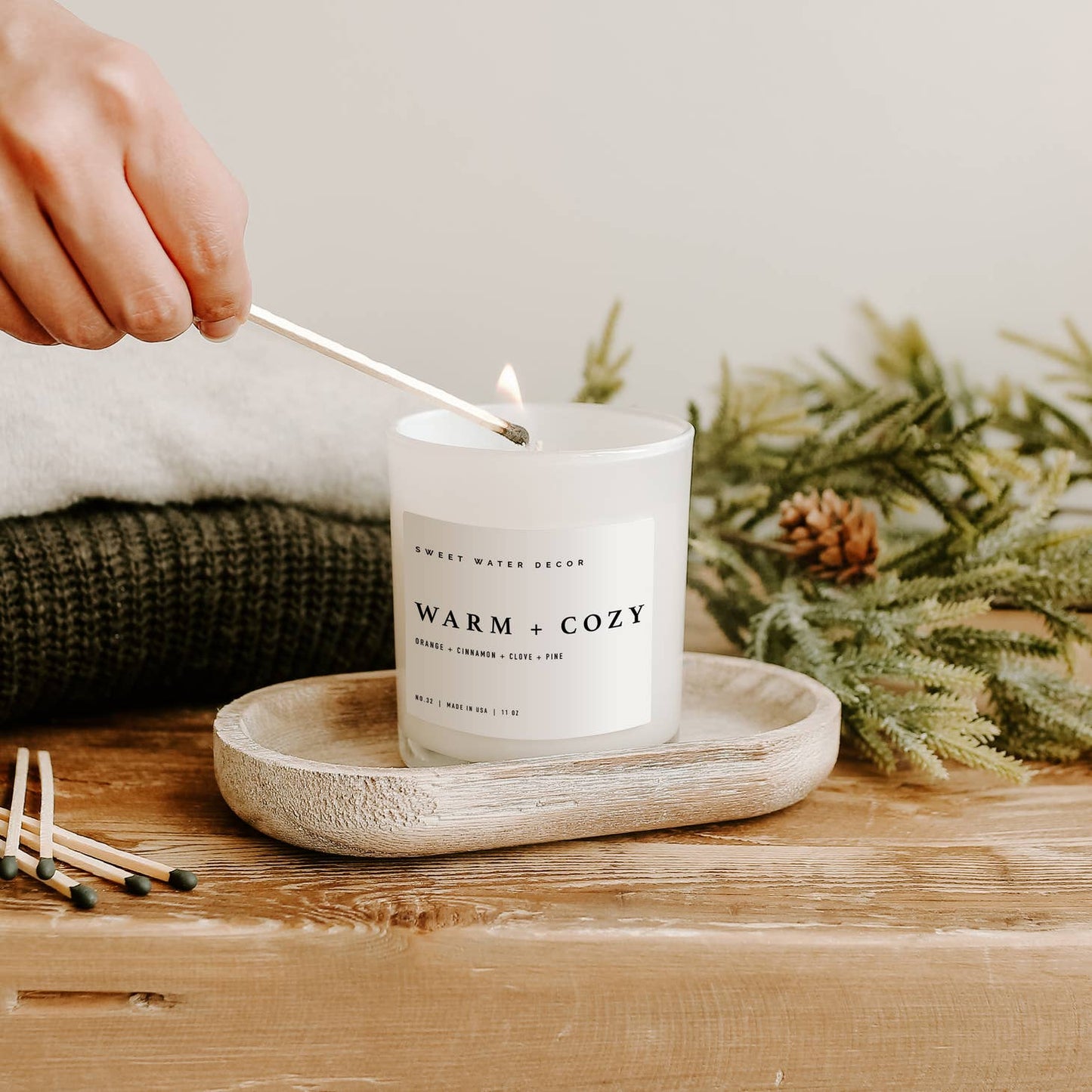 Warm and Cozy Soy Candle