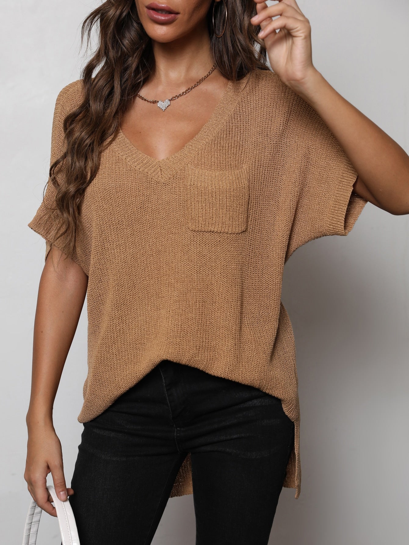 Jamie High-Low Knit Top